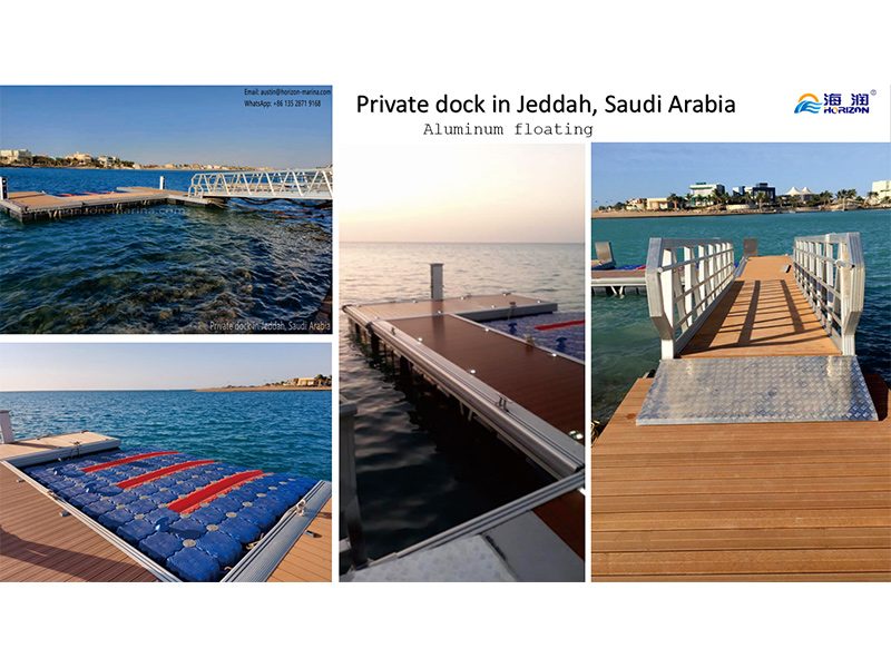 Muelle privado de Jeddah en Arabia Saudita