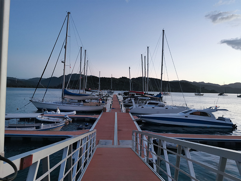 Puerto deportivo de Lombok Indonesia